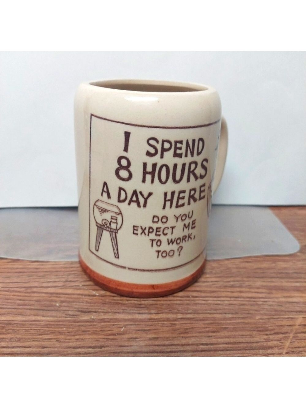 Vintage Work/Office Mug with Saying